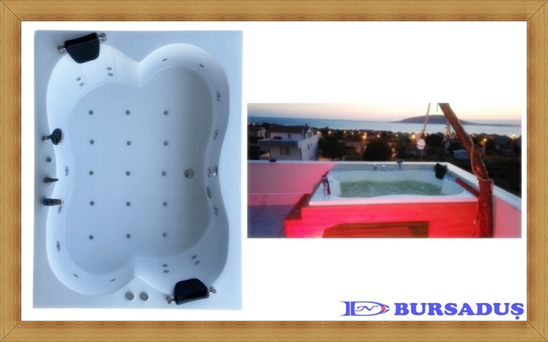 Bursa Duş 150×200 H 60 Dikdörtgen Jakuzi