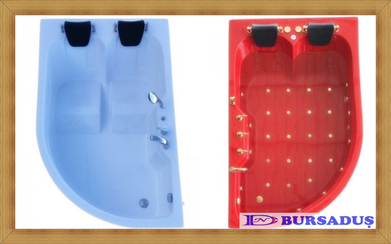 Bursaduş 120×190 h 60 Asimetrik jakuzi