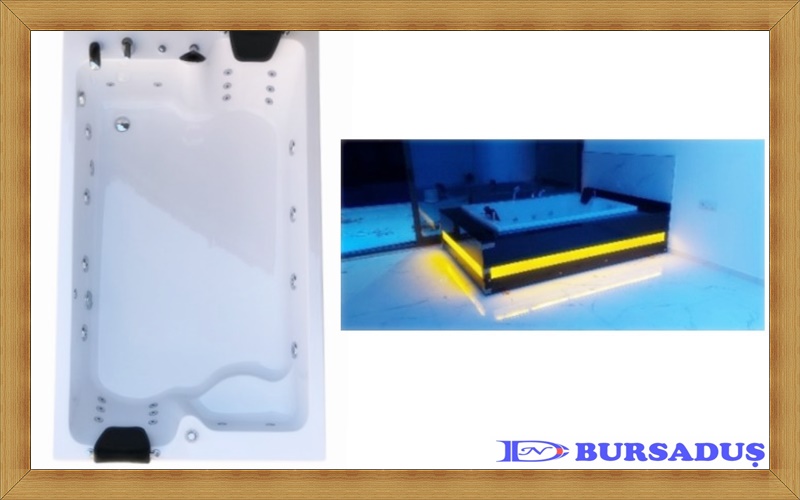 Bursa Duş 120×200 H 60 Dikdörtgen Jakuzi