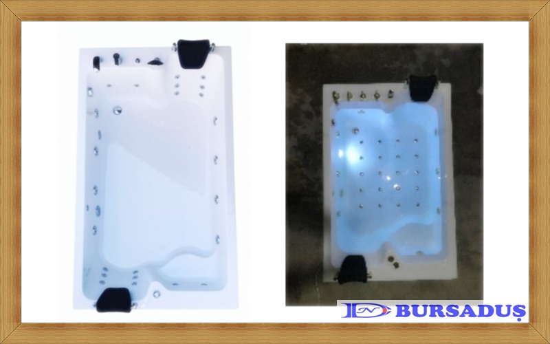Bursa Duş 120×160 H 60 Dikdörtgen Jakuzi